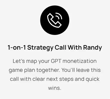 1-on-1 Strategy Call With Randy